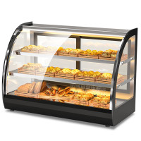 乐创(lecon)保温柜商用展示柜蛋挞保温机汉堡炸鸡熟食保温箱食品陈列柜1.2米直热三层升级款 LC-DK-W312S