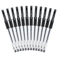 晨光 Q7/0.5mm黑色中性笔 拔盖子弹头签字笔 12支/盒 销售单位:盒