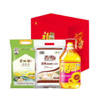 中粮皇家粮仓京食红四方粮油套装B3