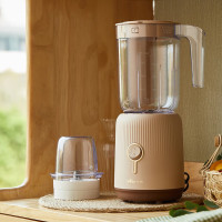 小熊(Bear) 辅食机婴儿宝宝料理机多功能家用小型破壁机奶昔机 果汁杯+绞肉 LLJ-C10S2[ZMD安心系列]