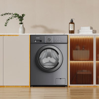 创维(Skyworth)滚筒洗衣机家用租房10公斤大容量全自动洗衣机 GF100KC2-钛金灰