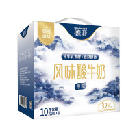 德亚(锦绣凝华)风味酸牛奶原味 200ml*10 礼盒