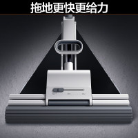 大卫布M11 滚轮式免手洗胶棉拖把2头
