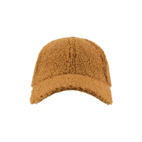 TFO 保暖鸭舌帽 加厚羊羔绒户外帽棒球帽子2302463 棕色