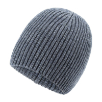 TFO 美利奴羊毛帽 户外运动防风保暖护耳针织帽子2402448 深灰色