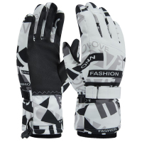 TFO 3M滑雪手套 防寒保暖骑行运动户外登山手套2402459 灰白色