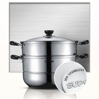 苏泊尔好帮手不锈钢双层蒸锅26cm/SZ26B7