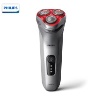 飞利浦(PHILIPS)剃须刀电动 肌能光感科技红光刮胡须刀 LED4500/01