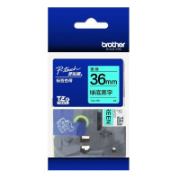 兄弟(brother)TZe-761原装标签色带(适用所有兄弟PT系列)绿底/黑字宽度36mm