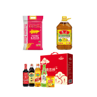 鲁花/金龙鱼/海天 米油调味组合6L+6.14kg