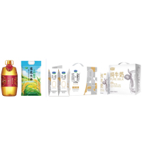 胡姬花/十月稻田/君乐宝 米油乳品组合6.4L+7.4kg