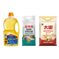 多力/金沙河/太粮 米面油组合(1.8L+5kg)
