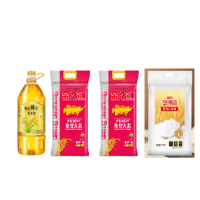 金龙鱼/金沙河 米面油组合4L+12.5kg
