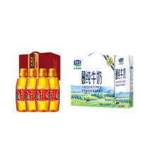 胡姬花/君乐宝 花生油牛奶组合套装3600ml