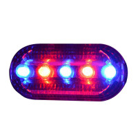 谋福 CNMF 8062红蓝爆闪肩灯肩夹式警示防水闪光灯 骑行警示巡逻肩灯 (五颗LED肩灯电池款 配好电池)