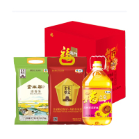 中粮皇家粮仓京食红四方粮油套装C2