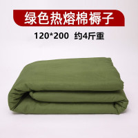 圣茂三五八五军绿床垫子热熔棉垫棉垫学生宿舍军训单人床垫褥子 绿色棉花床垫 120*200 标准款式