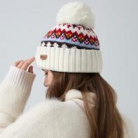 Kenmont 绵羊毛帽子针织帽女2025新款大头围登山防寒保暖显脸小毛线帽9585