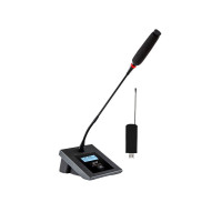 宏视道HSD-EJ10 无线一拖一鹅颈 话筒麦克风 (计价单位:个) 黑色