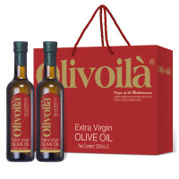 欧丽薇兰 Olivoila 食用油 特级初榨橄榄油鸿运礼盒500mL*2