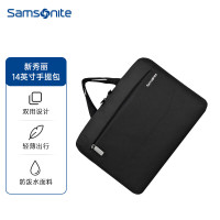 新秀丽(Samsonite)电脑包手提包男女14英寸单肩斜跨包商务公文包联想笔记本包出差