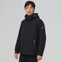 思凯乐(SCALER)男女同款徒步系列抓绒两件套三合一冲锋衣 黑色 L