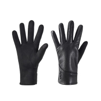 恒源祥HYX030ST女式皮绒保暖手套