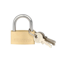 赛拓铜挂铁挂锁 长梁薄型厚型 水电表箱浴室泳池游泳馆柜子门锁 通开 [0056]铜挂锁(大号)60mm