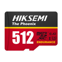 海康威视(HIKVISION)512GB TF(MicroSD)存储卡 读170M/s凤凰系列闪存红卡