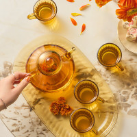 康宁(VISIONS)晶盏花茶壶套装