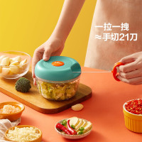 小熊(Bear)CX-D0005捣蒜器 打压蒜泥捣碎神器 家用拉蒜器绞肉馅搅碎机器 湖北省分行定制