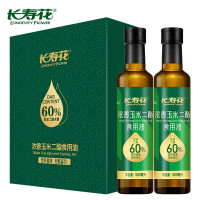 长寿花 60%浓香玉米二酯食用油500ml*2礼盒