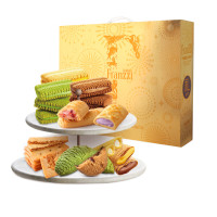 法丽兹 曲奇饼干休闲零食 1298g万家团圆好运连年-盛典礼盒[金色礼盒]