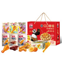 无尽&佑晨光 无骨鸡爪鸡胸肉休闲零食解馋充饥小吃 亿口香福潮焗肉肉礼盒948g