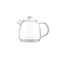 德世朗全玻璃恒温花茶壶 养生壶 多功能 DDQSH231 米白色 1000ml