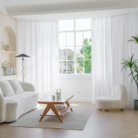 彩羊 窗帘纱 白色