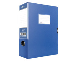 得力 5664-75档案盒-背宽75MM(蓝)(个)
