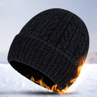 恒源祥保暖加厚针织帽子含定制logo