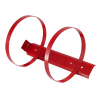 援邦灭火器挂架固定式5KG颜色红色尺寸材质4×15×31cm 铁皮