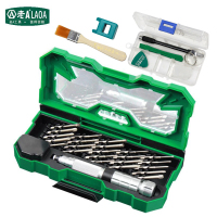 老A LA613130高精密螺丝刀套装 适用于苹果手机钟表笔本维修25合1