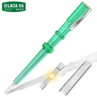 老A LA810407简易型测电笔 验电笔 螺丝刀形测电笔 铜头电笔(个)