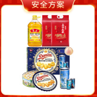 600元精选套餐6-鲁花花生油/裕道府五常大米/皇冠曲奇组合