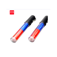 谋福CNMF 交通安全指挥棒荧光棒交通疏散警示装电池LED发光棒车载应急棒 [红蓝闪烁电池款] 731