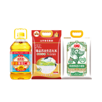 [八钢专用]鲁花和和美美米面油礼盒B-5L+10KG