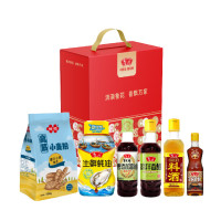 [八钢专用]鲁花招财纳福粮油调味礼盒B-1882ml+500g