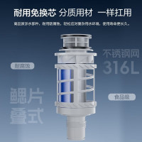 安吉尔家用前置过滤器 反冲洗防爆 万向安装型10T大通量全屋入户自来水净水器J3527-GWG-7000