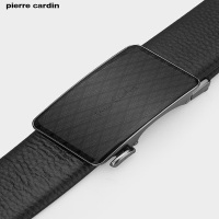 皮尔卡丹 皮带男士头层牛皮自动扣商务腰带休闲裤带