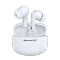纽曼Q7真无线蓝牙耳机 ANC主动降噪耳机 运动跑步骑行通话降噪 入耳式低延迟长续航通用小米华为等 白