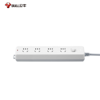 公牛(BULL)插座/插线板/插排/排插/接线板 GN-410 4位总控全长3米