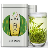 一杯香茶叶绿茶正宗安吉明前白茶200g2025新茶礼盒装自己喝自饮茗茶送礼